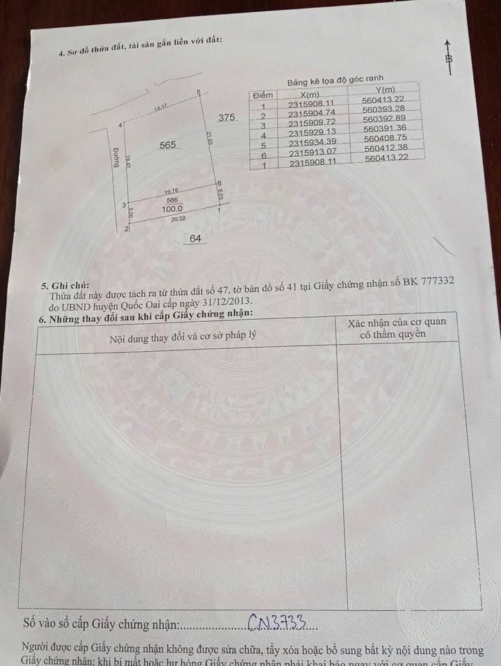 Đất nền 100m² tại xã Đông Yên, Quốc Oai - Giá chỉ 2 tỷ, sổ đỏ chính chủ!