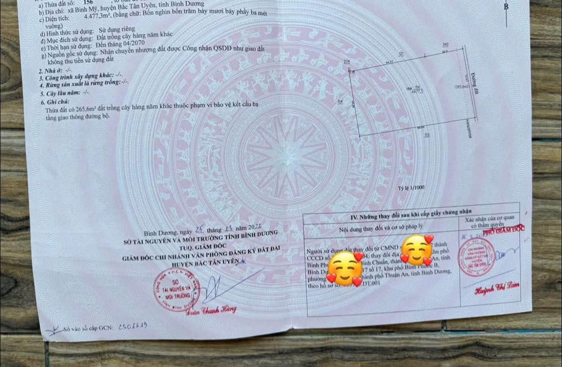 Đất nền Bình Mỹ Bắc Tân Uyên 5000m² giá 7.5 tỷ - Pháp lý rõ ràng