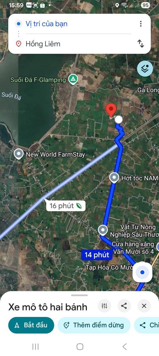 Đất nền Hồng Liêm 800m² giá 200 triệu - Gần hồ Suối Đá, ô tô vào tận nơi!