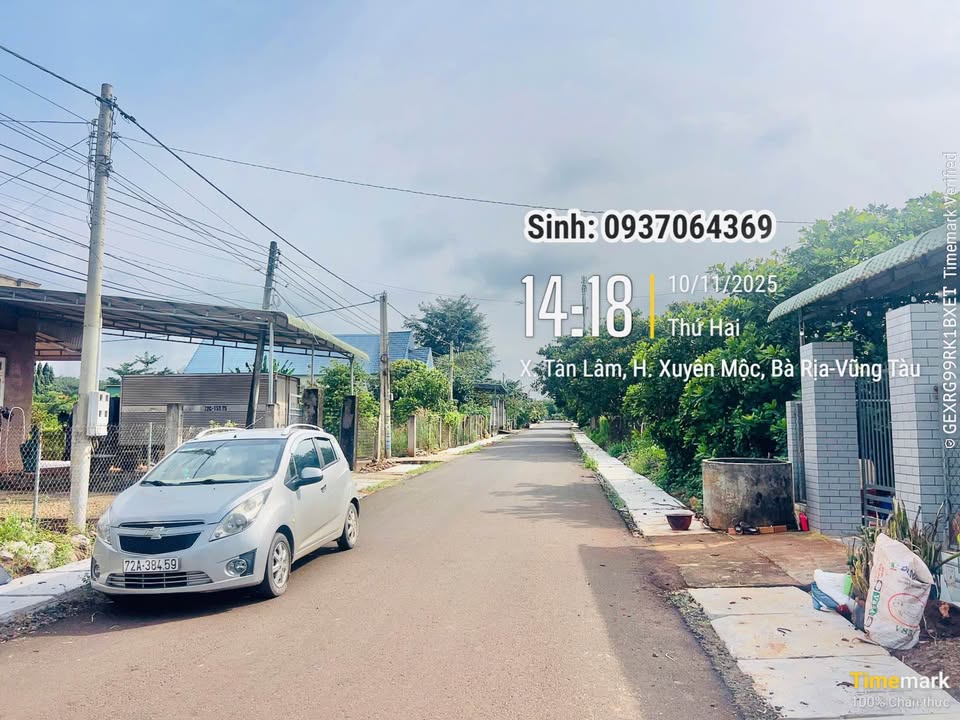 Đất nền ấp 4B, xã Tân Lâm, huyện Xuyên Mộc 407m² - Giá chỉ 1 tỷ!