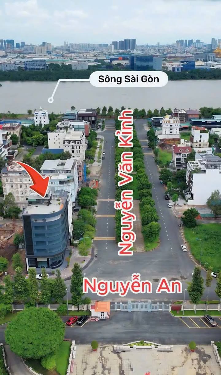 Bán tòa nhà FrontHouse góc 2 mặt tiền Nguyễn Văn Kỉnh, Thạnh Mỹ Lợi, 290m² - Giá 320 tỷ - Đầu tư sinh lời ngay!