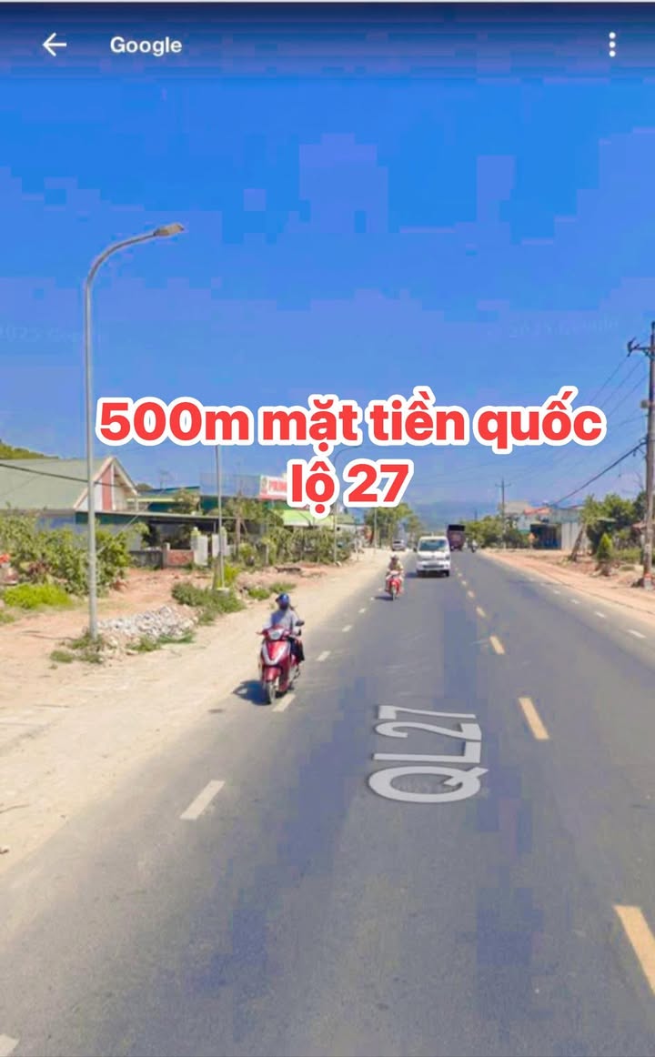 Nhà mặt tiền Quốc Lộ 27 Đạ Ròn 500m² giá 3.79 tỷ - Kinh doanh thuận lợi!