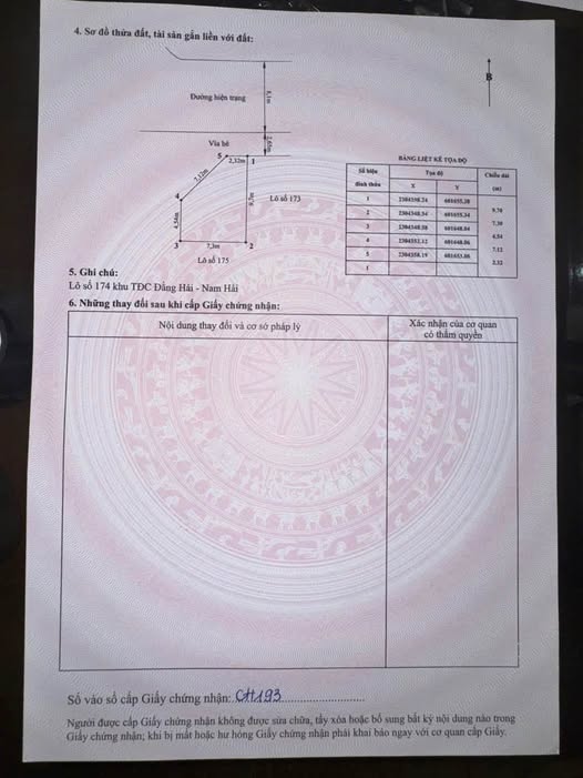 Đất nền lô góc TDC Đằng Hải, Hải An, Hải Phòng 57.8m² giá 3.525 tỷ - Sổ đỏ chính chủ!