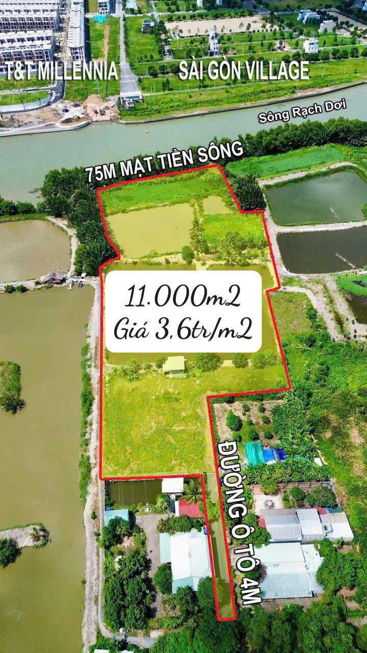 Đất Hẻm Xe Hơi Lê Văn Lương Nhơn Đức 11.000m² giá 39.6 tỷ - Cơ hội đầu tư sinh lời!