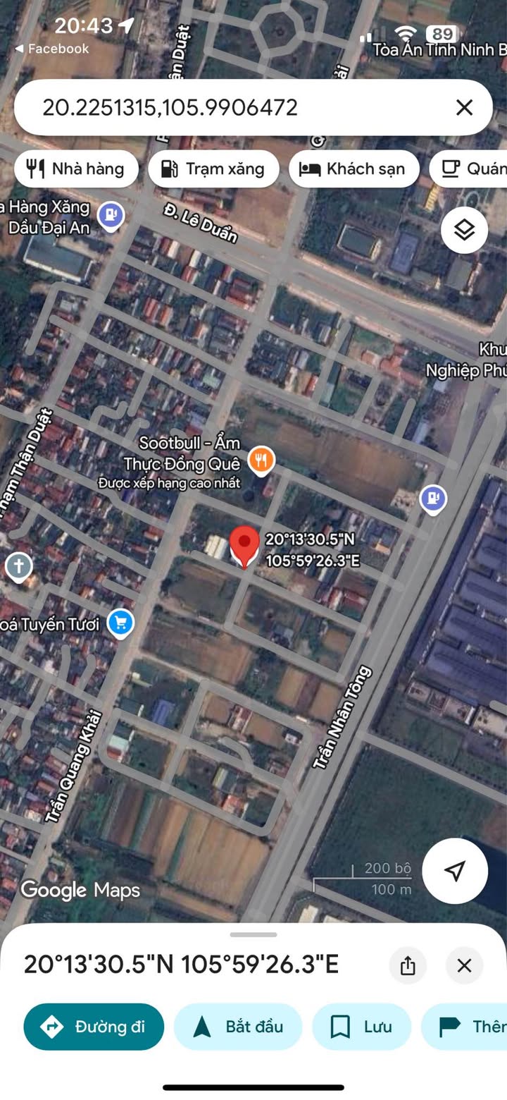 Đất nền Ninh Sơn 120m² giá 4.6 tỷ - Hướng Đông Nam, đầu tư sinh lời!