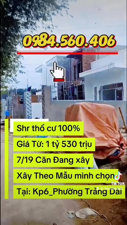 Đất nền Trảng Dài, Biên Hòa 80m² giá 1.38 tỷ - Sổ riêng từng nền, đầu tư ngay!