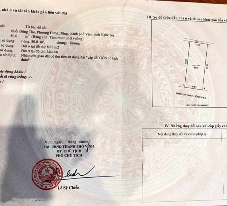 Đất nền khu đấu giá Đông Thọ, Hưng Dũng, 80m², giá 4.1 tỷ - Đầu tư sinh lời!