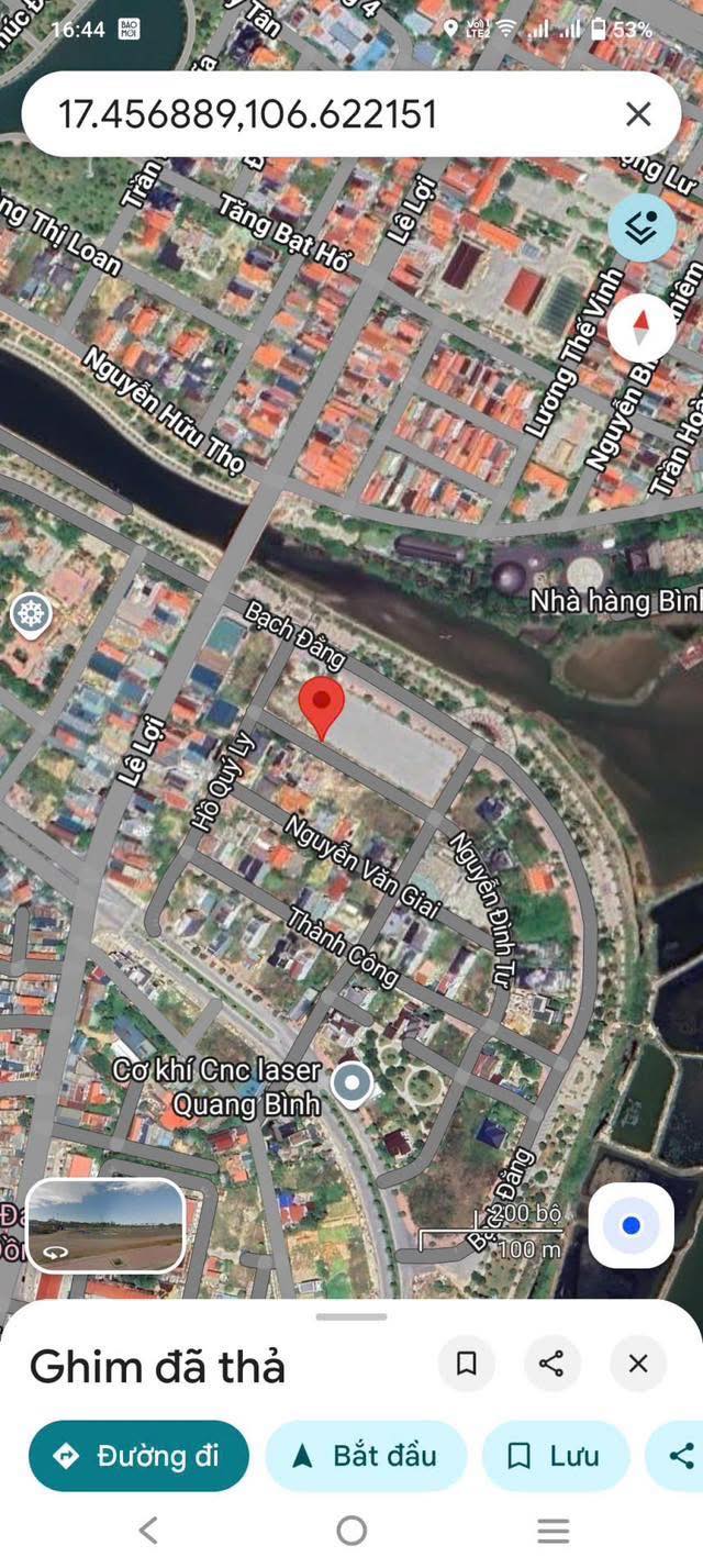 Biệt thự khu 533 Bạch Đằng Đồng Hới 300m² - Vị trí đắc địa, xây dựng tự do!