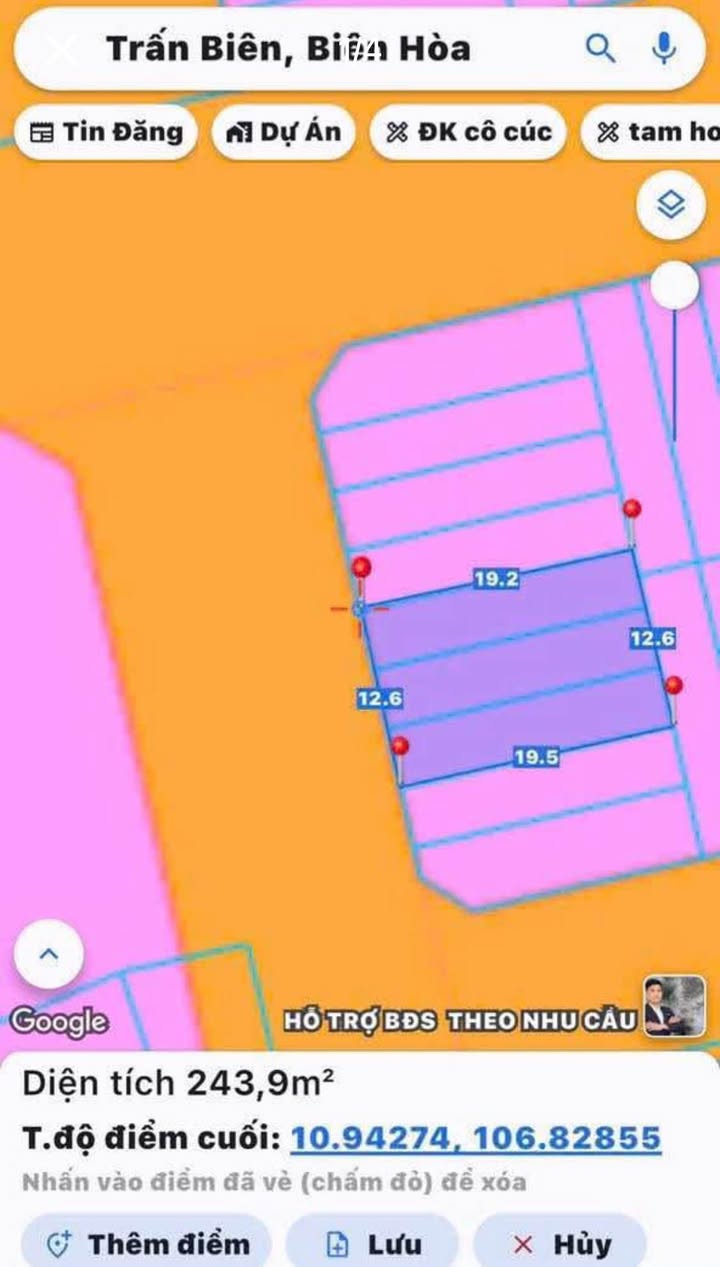 Đất nền KDC D2D đường D4, Biên Hòa 82m² giá 7.5 tỷ - Đầu tư sinh lời!