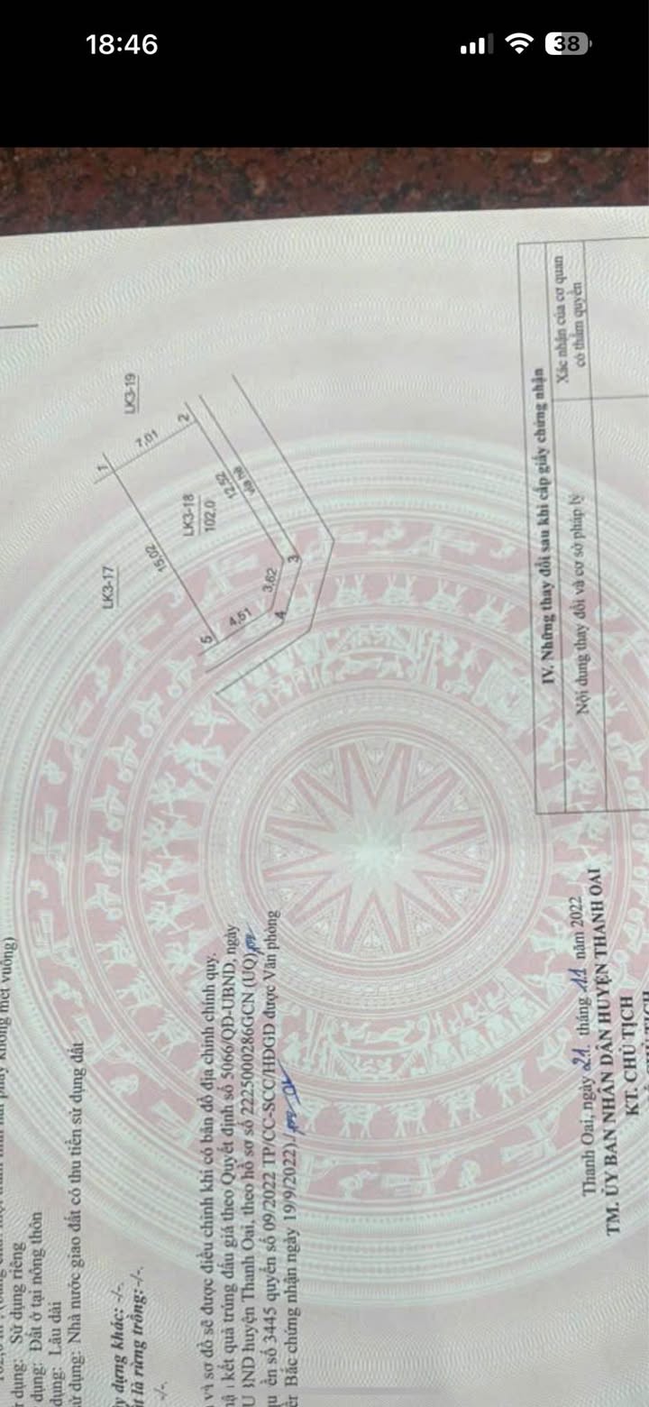 Đất đấu giá Rặng Sắn Cao Dương 102m² giá 6.12 tỷ - Vị trí đắc địa, an ninh tốt!