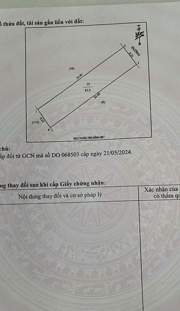 Đất thổ cư Hà Huy Tập Vinh 85m² giá 1.9 tỷ - Vị trí trung tâm đắc địa!