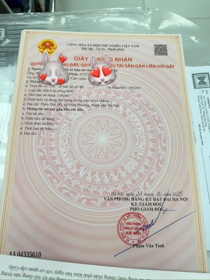 Đất đẹp Đoài Phương 100m² giá 3 tỷ - Cơ hội đầu tư sinh lời!