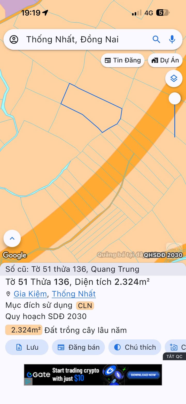 Đất nền 4 sào 5 Quang Trung, Thống Nhất giá thương lượng - Cơ hội đầu tư hấp dẫn!