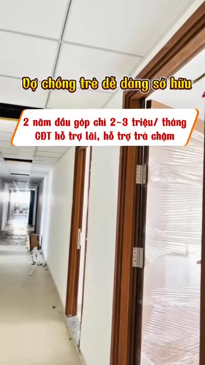 Căn hộ 2PN Tây Ninh 61m² giá 1 tỷ - Thanh toán chỉ từ 4 triệu/tháng!