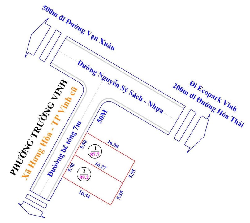 Đất nền đường Sỹ Sách, phường Hưng Hòa, 88m² chỉ 2.1 tỷ - Cơ hội đầu tư hấp dẫn!