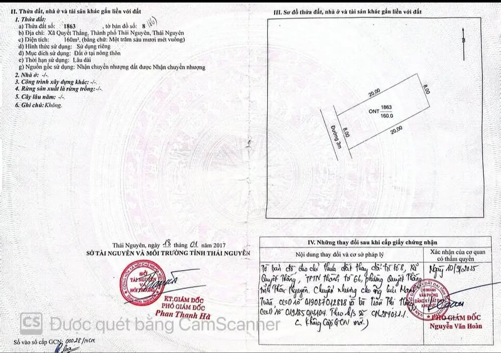 Đất nền phường Quyết Thắng Thái Nguyên 160m² giá 3 tỷ - Cơ hội đầu tư sinh lời!