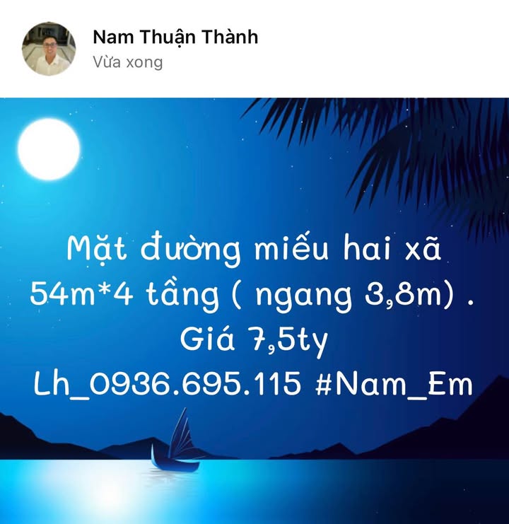 Bán FrontHouse mặt đường Miếu Hai Xã 210m² giá 7.5 tỷ - Đầu tư sinh lời ngay!