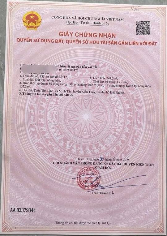 Đất nền Minh Tân 90m² giá 1 tỷ - Đầu tư sinh lời ngay!