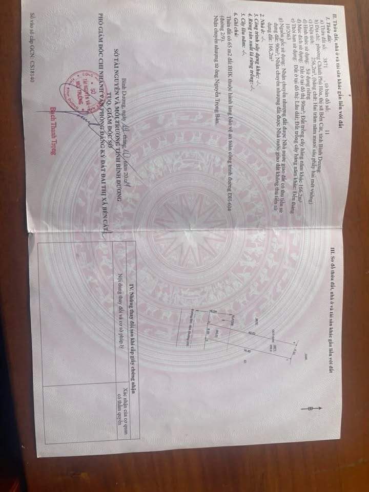 Đất mặt tiền đường DH604 Chánh Phú Hòa 260m² giá 3.5 tỷ - Cơ hội đầu tư tuyệt vời!