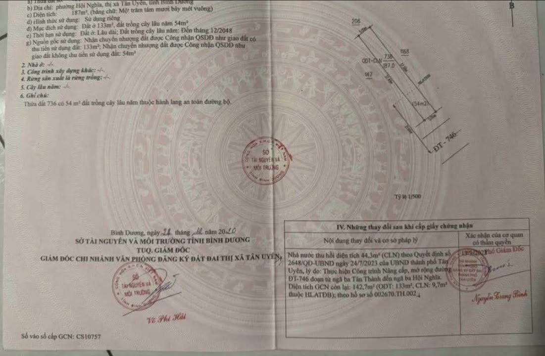 FrontHouse mặt tiền ĐT 746, Bình Cơ, 145m² giá 5 tỷ - Tiềm năng tăng giá mạnh!