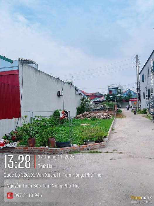 Đất nền Vạn Xuân Tam Nông 88m² - Đường Quốc lộ 32, giá cực hợp lý!