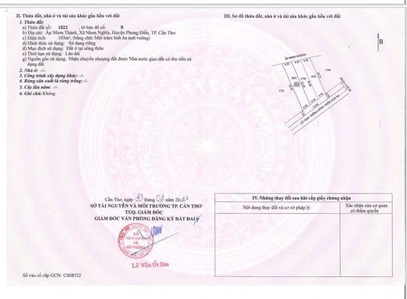 Đất nền thổ cư Rạch Sung, Nhơn Nghĩa 114m² giá 540 triệu - Cơ hội đầu tư hấp dẫn!