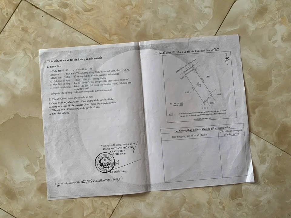 Nhà phố Yên Bình, Vinh 332m² giá 18 tỷ - Đường rộng 24m, cơ hội đầu tư tốt!