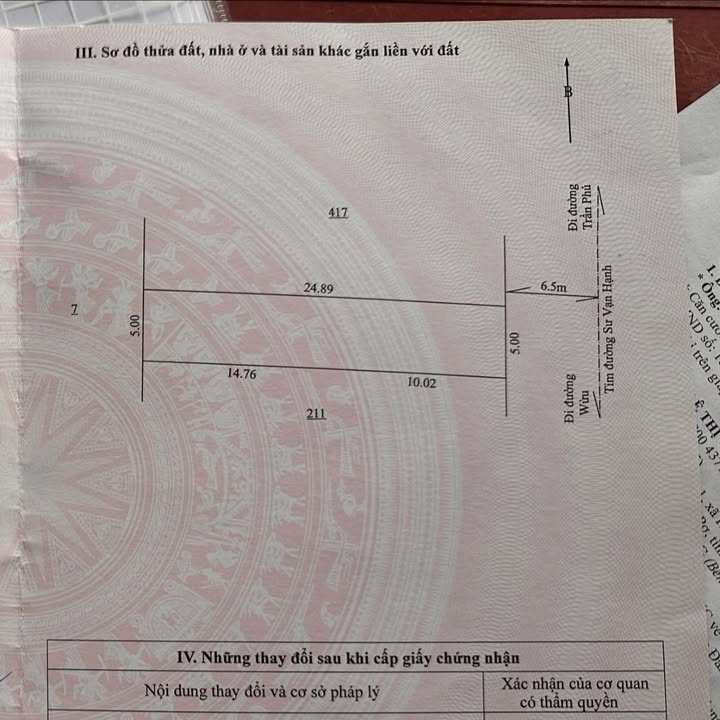 Đất nền mặt tiền đường Sư Vạn Hạnh, Pleiku 125m² - Vị trí đắc địa, giá thỏa thuận!