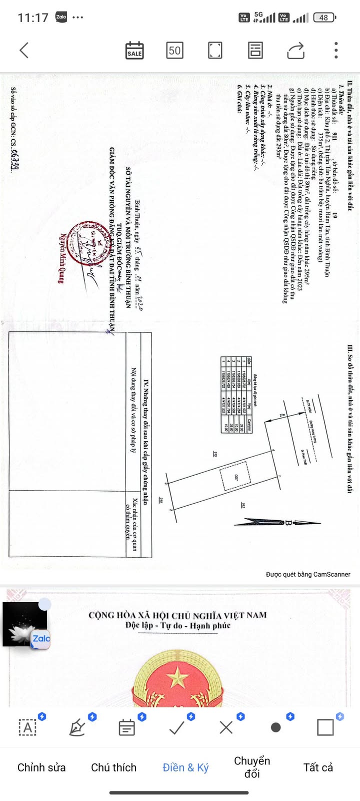 Đất mặt tiền Quốc lộ 1A, Huyện Hàm Tân 390m² giá 3 tỷ - Đầu tư sinh lời ngay!