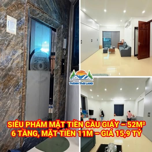 Nhà mặt tiền Cầu Giấy 52m² giá 15,9 tỷ - Kinh doanh đỉnh cao!