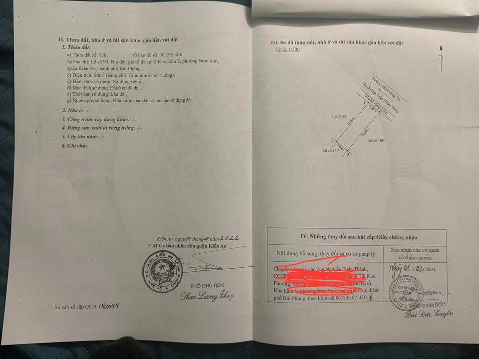 Đất đấu giá Kha Lâm 3, Phù Liễn, Hải Phòng 90m² giá 3.8 tỷ - Đầu tư sinh lời ngay!