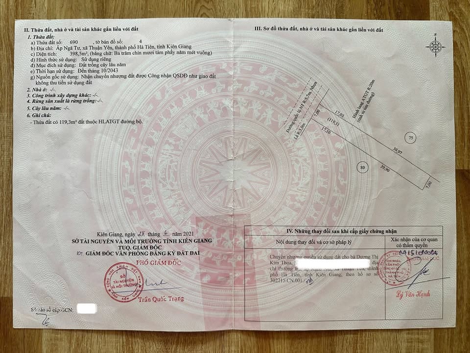 Đất nền Quốc lộ N1, Tô Châu, 398m² giá 1.15 tỷ - Đầu tư sinh lời nhanh!