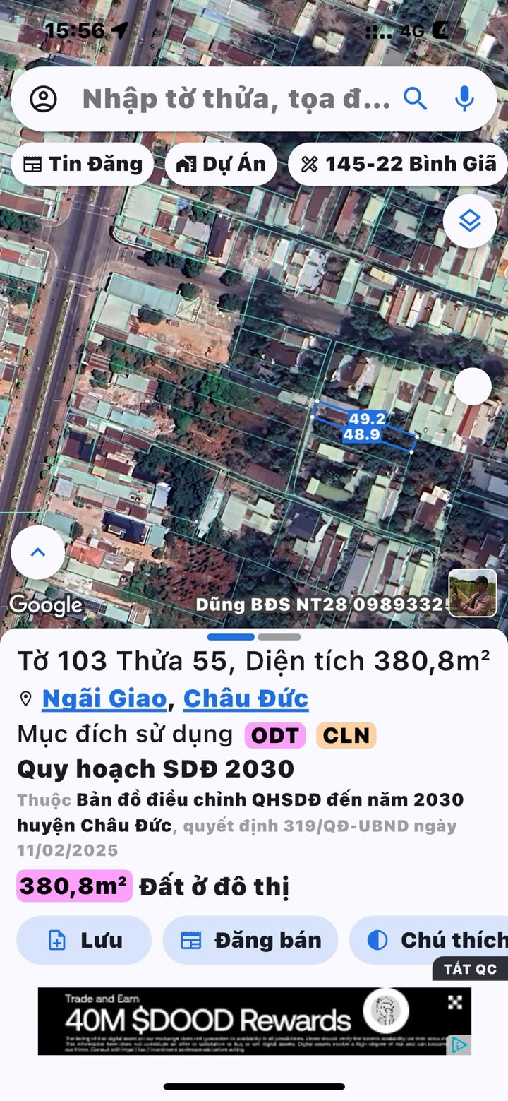 Đất nền đẹp Ngãi Giao 375m² giá 2.1 tỷ - Đầu tư sinh lời ngay!