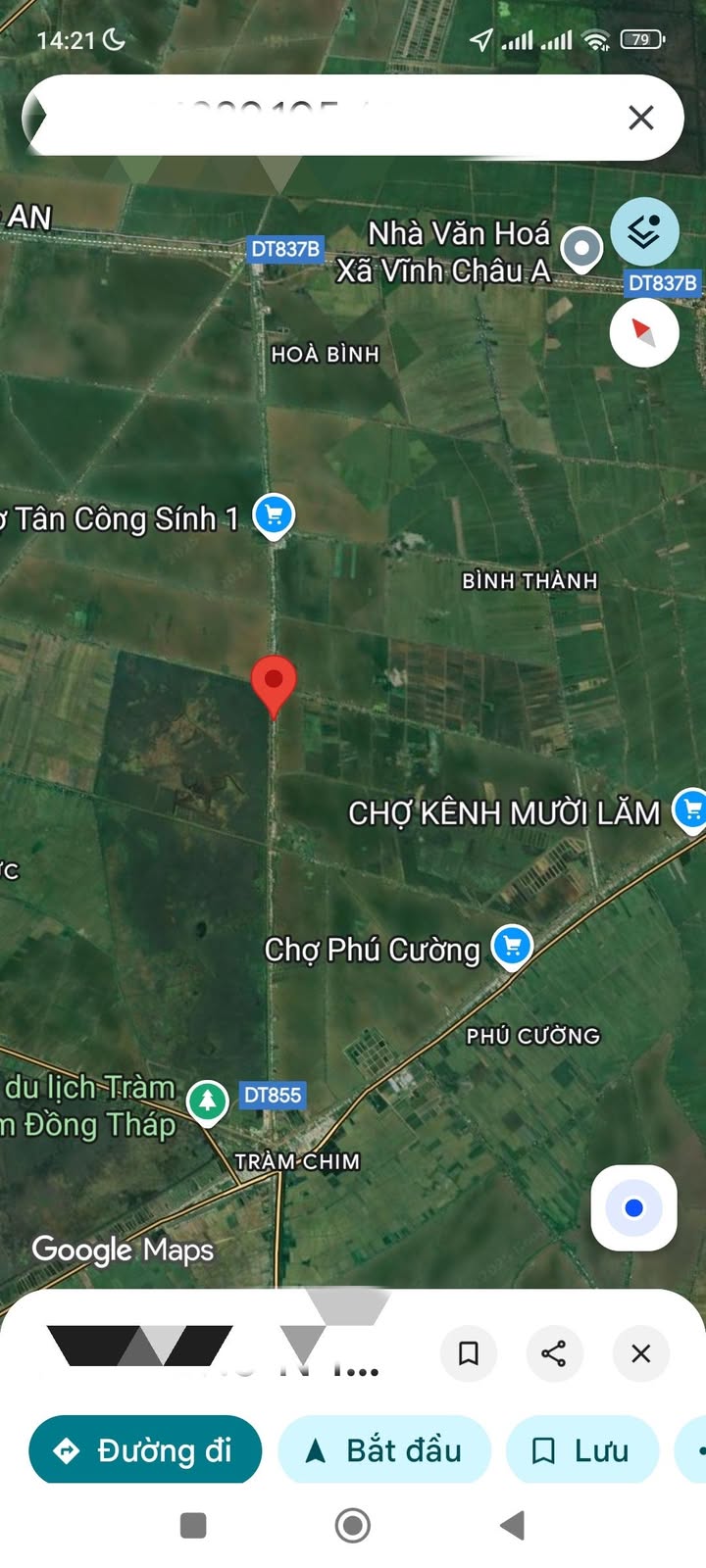 Đất nền đường ĐT855 xã Tân Công Sính 96m² giá 395 triệu - Đầu tư sinh lời ngay!