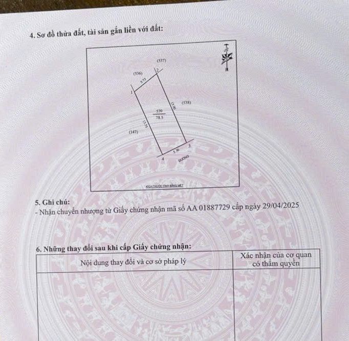 Đất chính chủ Nghi Kim 79m² giá 1 tỷ - Vị trí thuận lợi gần ủy ban