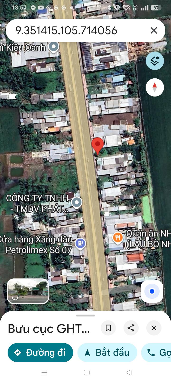 Đất thổ cư xã Vĩnh Lợi, huyện Vĩnh Lợi, Bạc Liêu 225m² - Giá chỉ 1.3 tỷ!