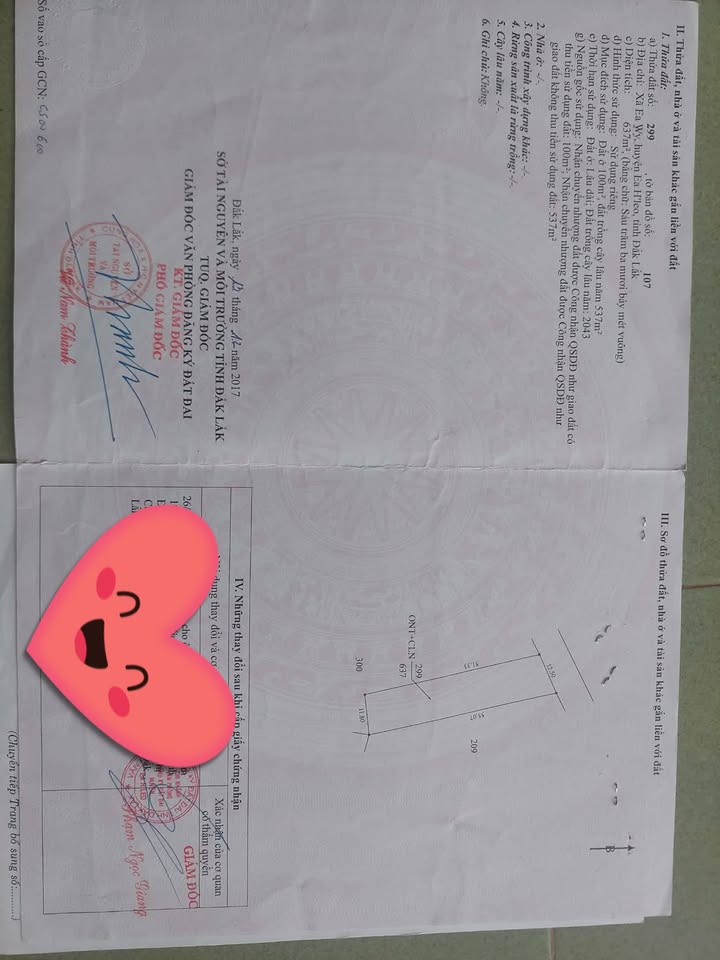 Đất thổ cư khu phố 2B, xã Ea Wy, 2000m² giá 735 triệu - Đầu tư sinh lời ngay!