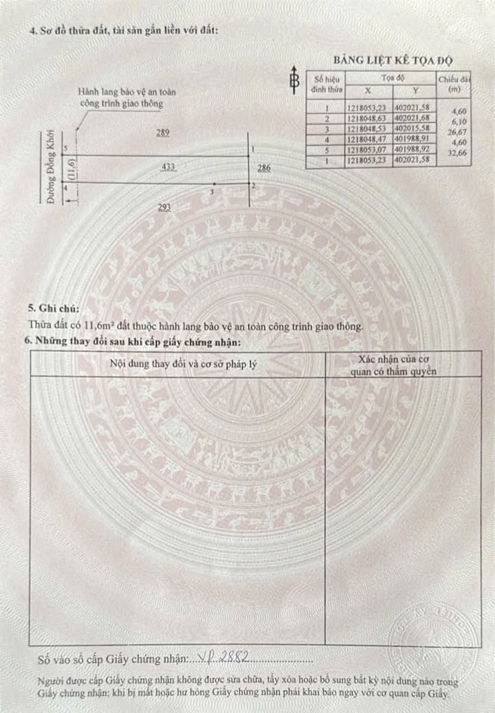 Đất tặng nhà C4 Vĩnh Cửu 150.76m² giá chỉ 5.55 tỷ - Cơ hội đầu tư không thể bỏ lỡ!