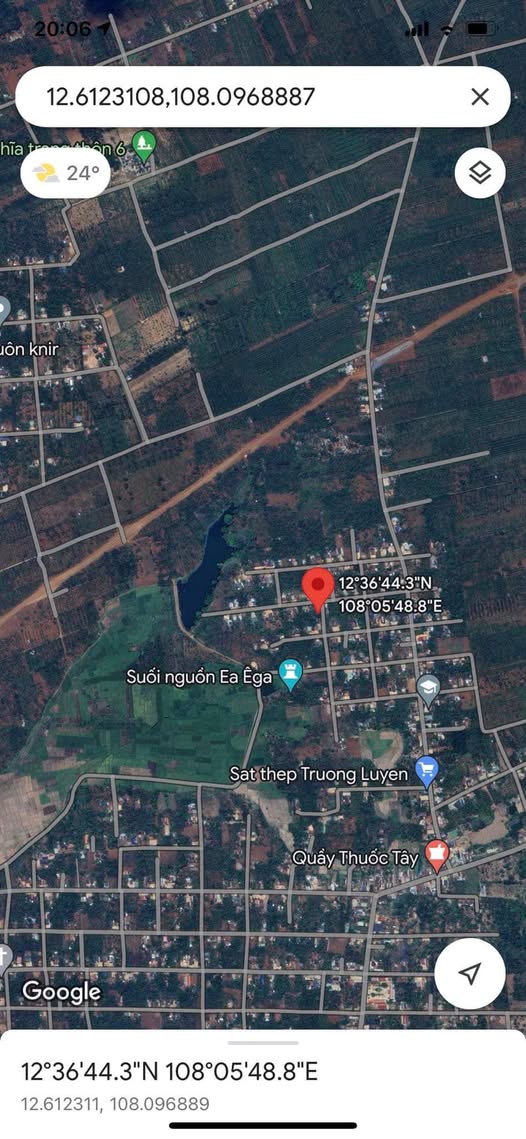 Đất nền Buôn Êga, xã Ea Tiêu 143.5m² giá chỉ 270 triệu - Cơ hội đầu tư sinh lời!