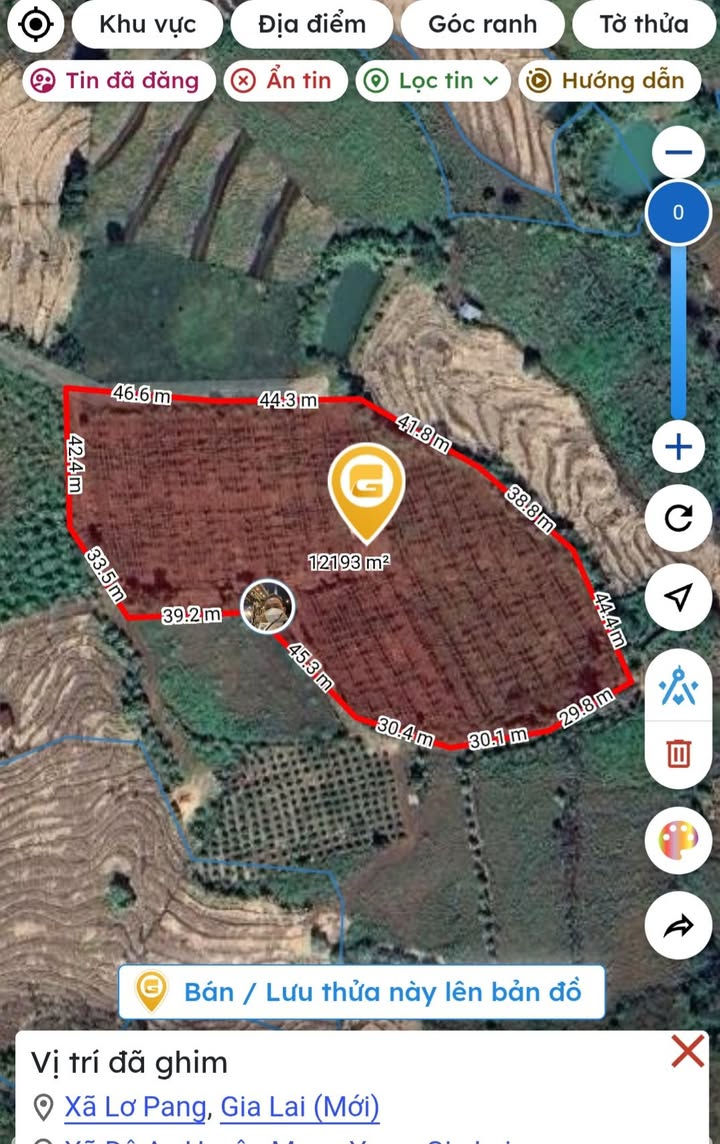 Đất nền Lơ Pang, Mang Yang 1,2ha giá 600 triệu - Cơ hội đầu tư hấp dẫn!