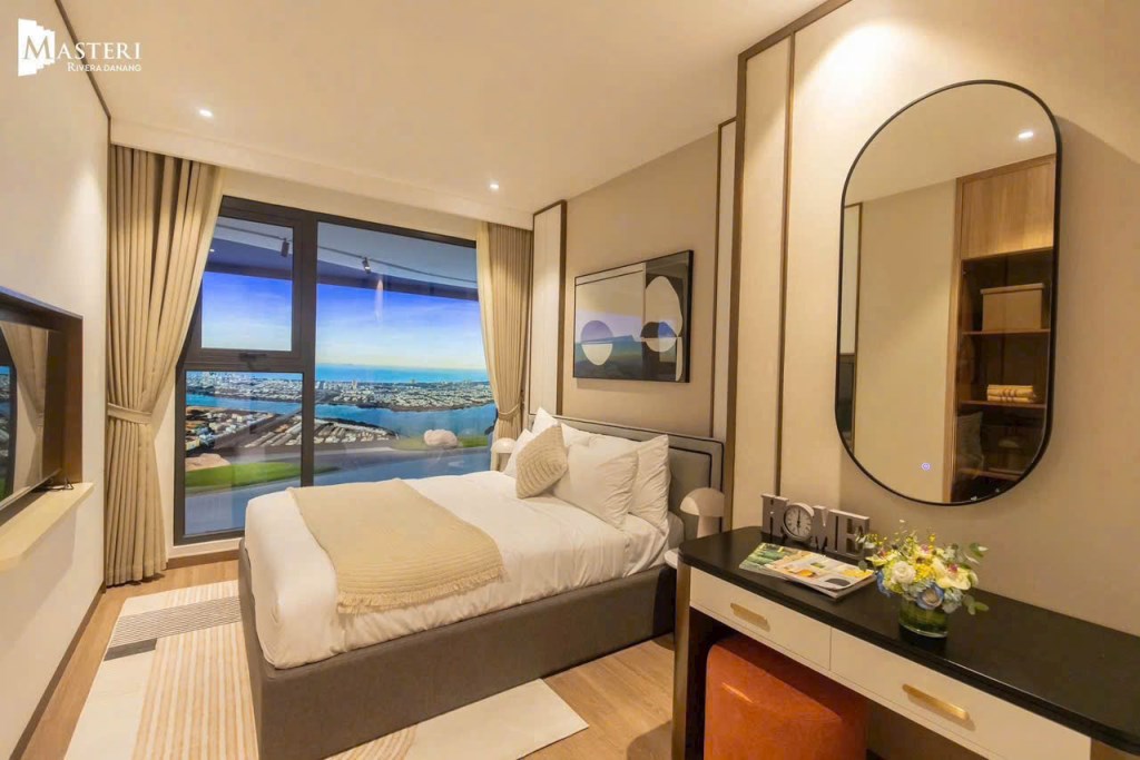 Căn hộ 1PN Masterise Rivera Đà Nẵng 48m² giá 4.95 tỷ - Hàng hiếm tầng cao, view nội khu!