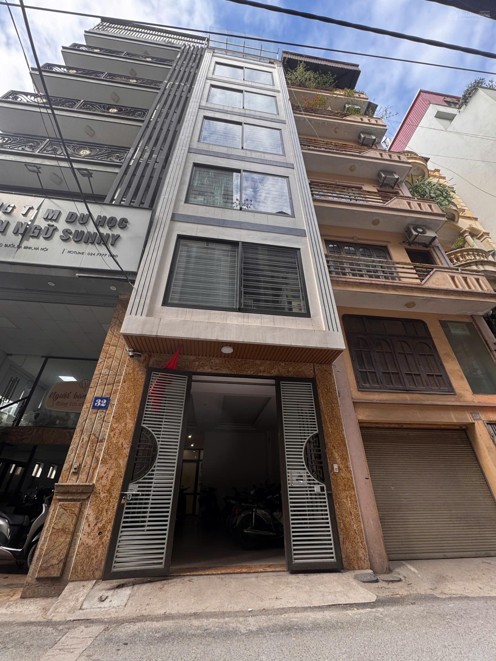 Cho thuê nhà 8 tầng Đường Bưởi 70m² giá 60 triệu - Phù hợp làm văn phòng!