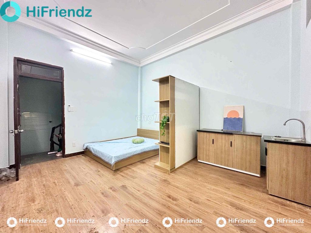 Studio Trường Chinh 30m² giá 4.8 triệu - Full nội thất, an ninh 24/7!