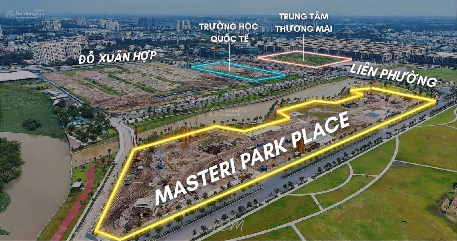 Căn hộ Masteri Park Place Quận 2 - 78.3m² giá 9.6 tỷ - View kênh Đào Nhạc Nước tuyệt đẹp!