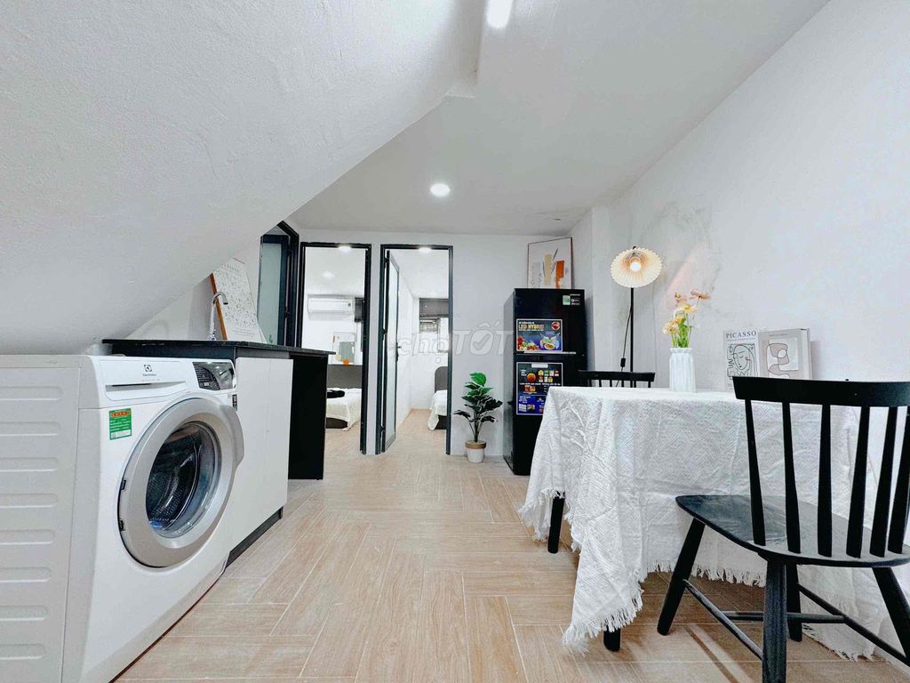 Căn hộ 2 phòng ngủ Hẻm 6 Ngô Tất Tố 50m² giá 8 triệu - Không chung chủ, an ninh tốt!