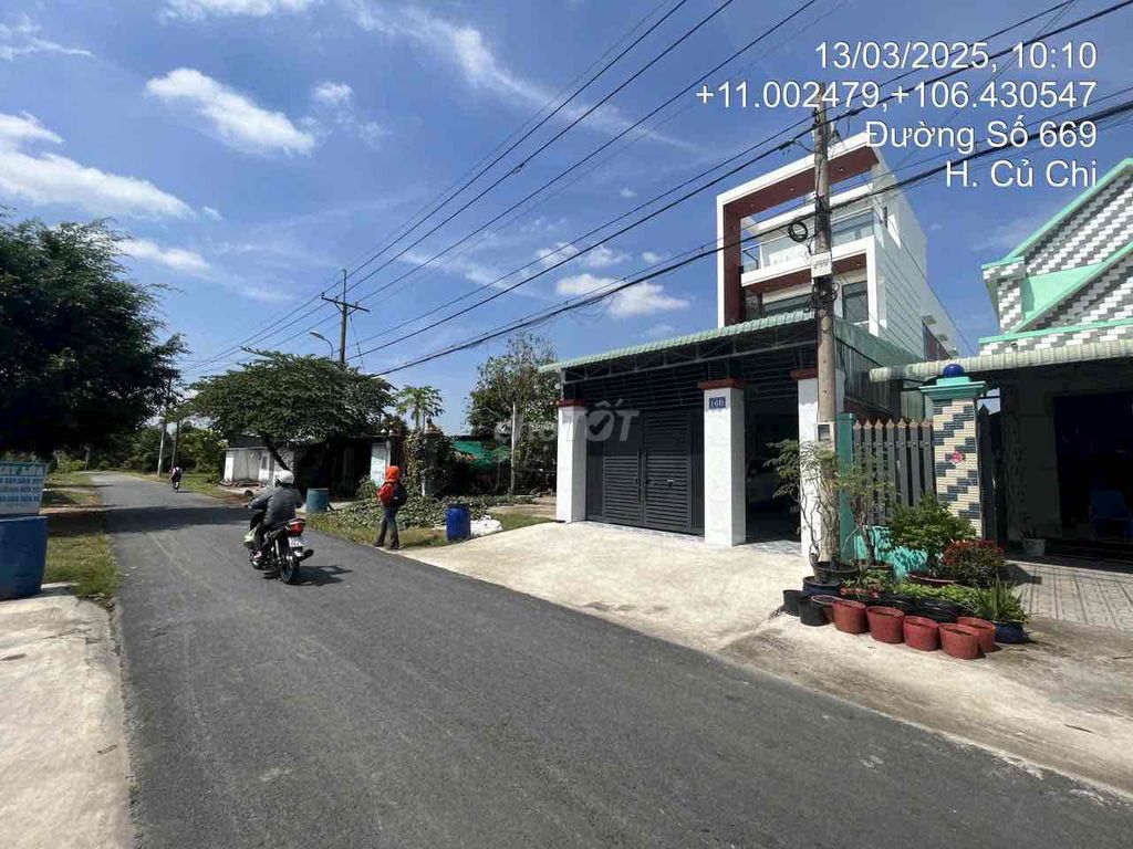 Nhà mặt tiền kinh doanh Củ Chi 180m² giá 3.4 tỷ - Sẵn sàng dọn vào kinh doanh!