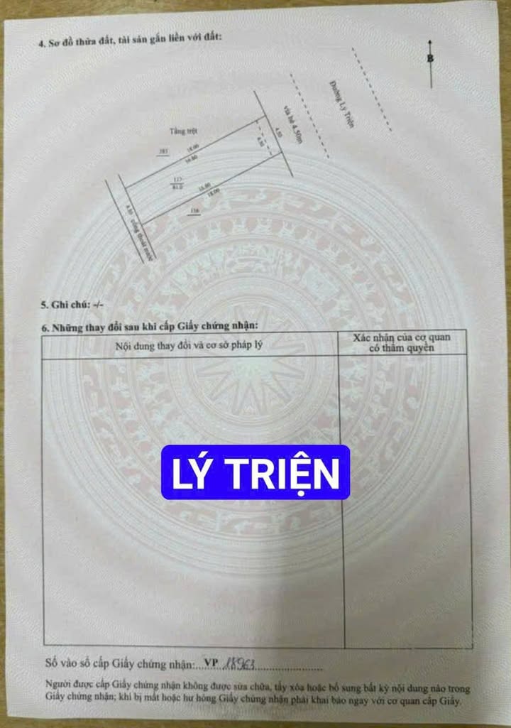 Đất mặt tiền Lý Triện, Thanh Khê, 81m² giá 6.8 tỷ - Sổ hồng chính chủ, thương lượng ngay!