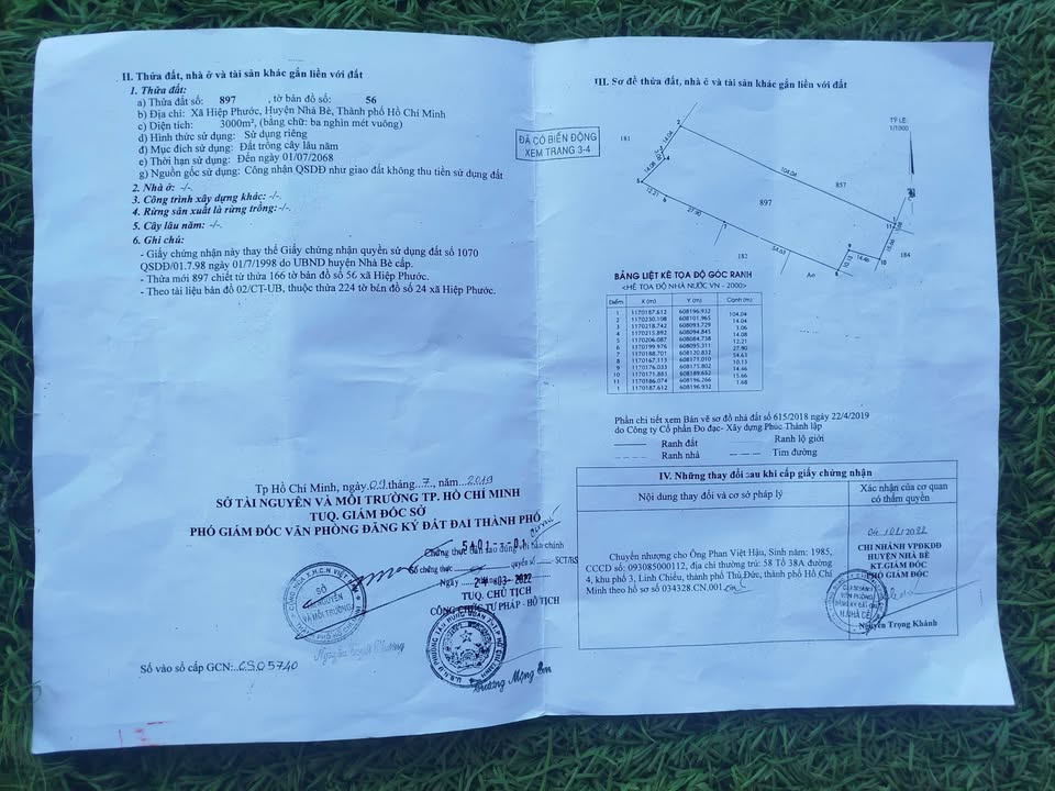 Đất nền Nhà Bè TP.HCM 4000m² giá 25 tỷ - Mặt tiền Nguyễn Văn Tạo