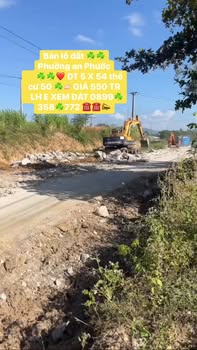 Bán lô đất thổ cư 270m² An Phước, An Khê - Giá chỉ 550 triệu!