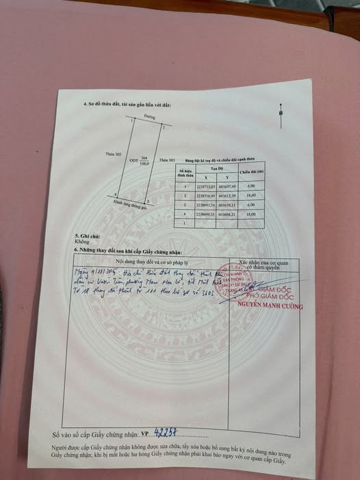 Đất nền KDC Vườn Trên, Hoa Lư, 108m² giá 3.9 tỷ - Sổ hồng chính chủ